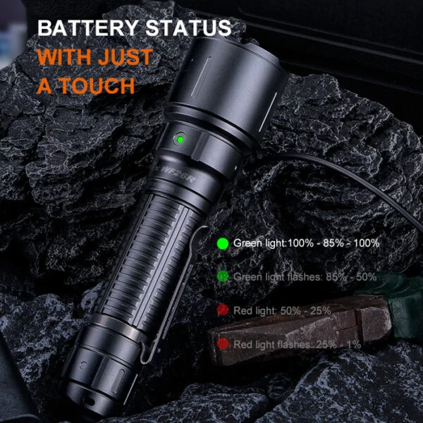 Fenix WF26R High Performance Rechargeable Flashlight | 3000 Lumens - Image 3