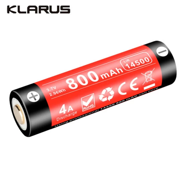 Klarus 14500 Rechargeable Battery 14GT-80UR | Authorized Distributor