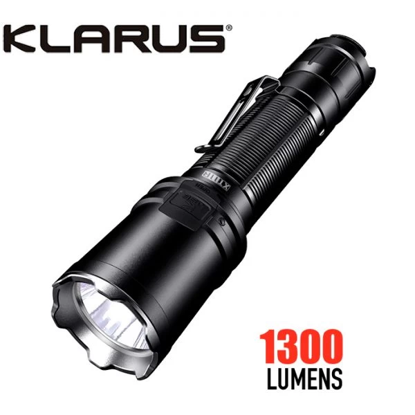 Klarus XT11R Compact Tactical Flashlight | 1300 Lumens