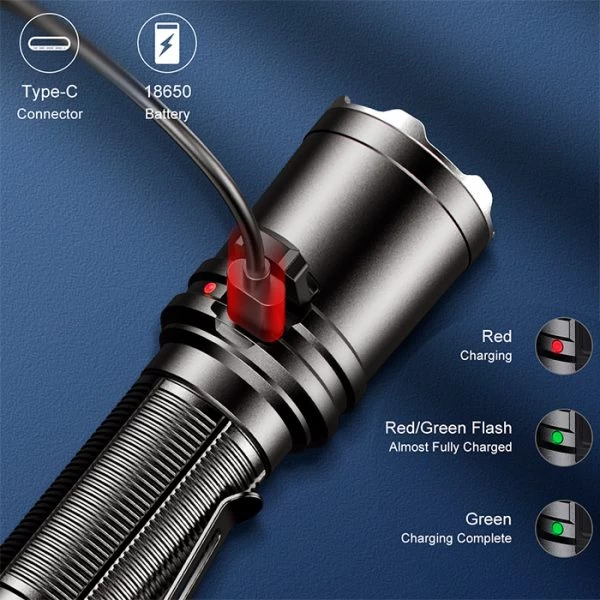 Klarus XT11R Compact Tactical Flashlight | 1300 Lumens - Image 5