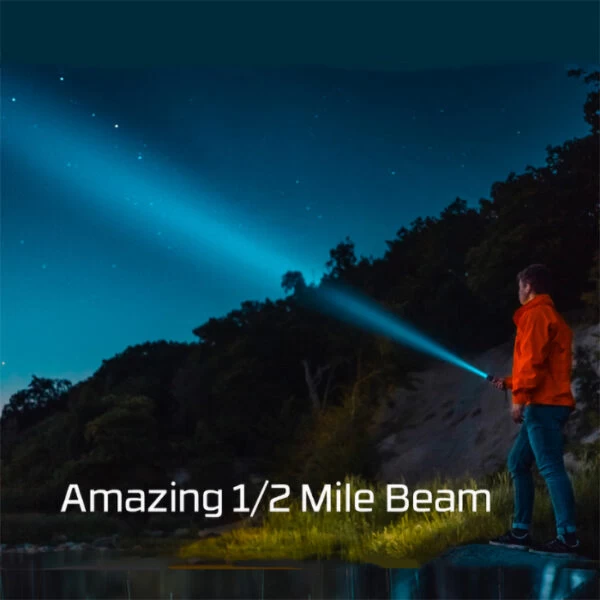 Nebo Luxtreme Rechargeable Flashlight | Half Mile Beam - Image 6