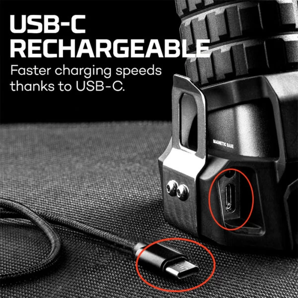 Nebo Luxtreme SL75 Rechargeable Spotlight | 3/4 Mile Beam - Image 3