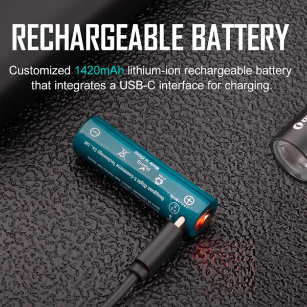 Olight I5R EOS Rechargeable EDC Flashlight | 350 Lumens - Image 3