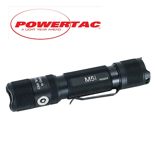 Powertac M5 Rechargeable Flashlight | 1300 Lumens
