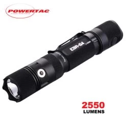 Powertac® E9R G4 Rechargeable Flashlight | 2550 Lumens
