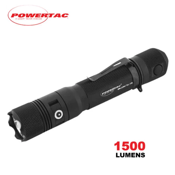 Powertac Huntsman LT Long Throw Flashlight | 1500 Lumens